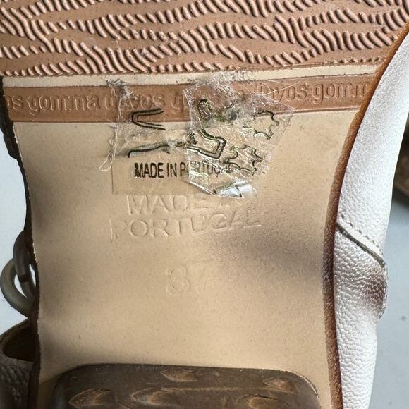 Unity in Diversity Shasta Daisy Leather Sandals Women’s 37 US 6.5 7 - Picture 9 of 11